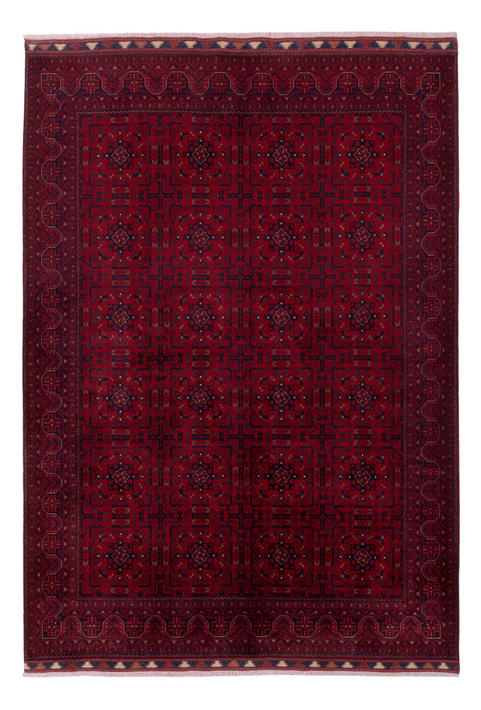 Afghan Rug - Royal - 240 x 176 cm - red