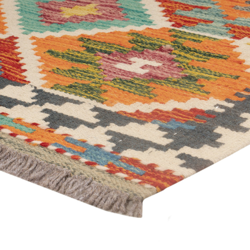 Kelim Rug - Splash - 115 x 76 cm - multicolored