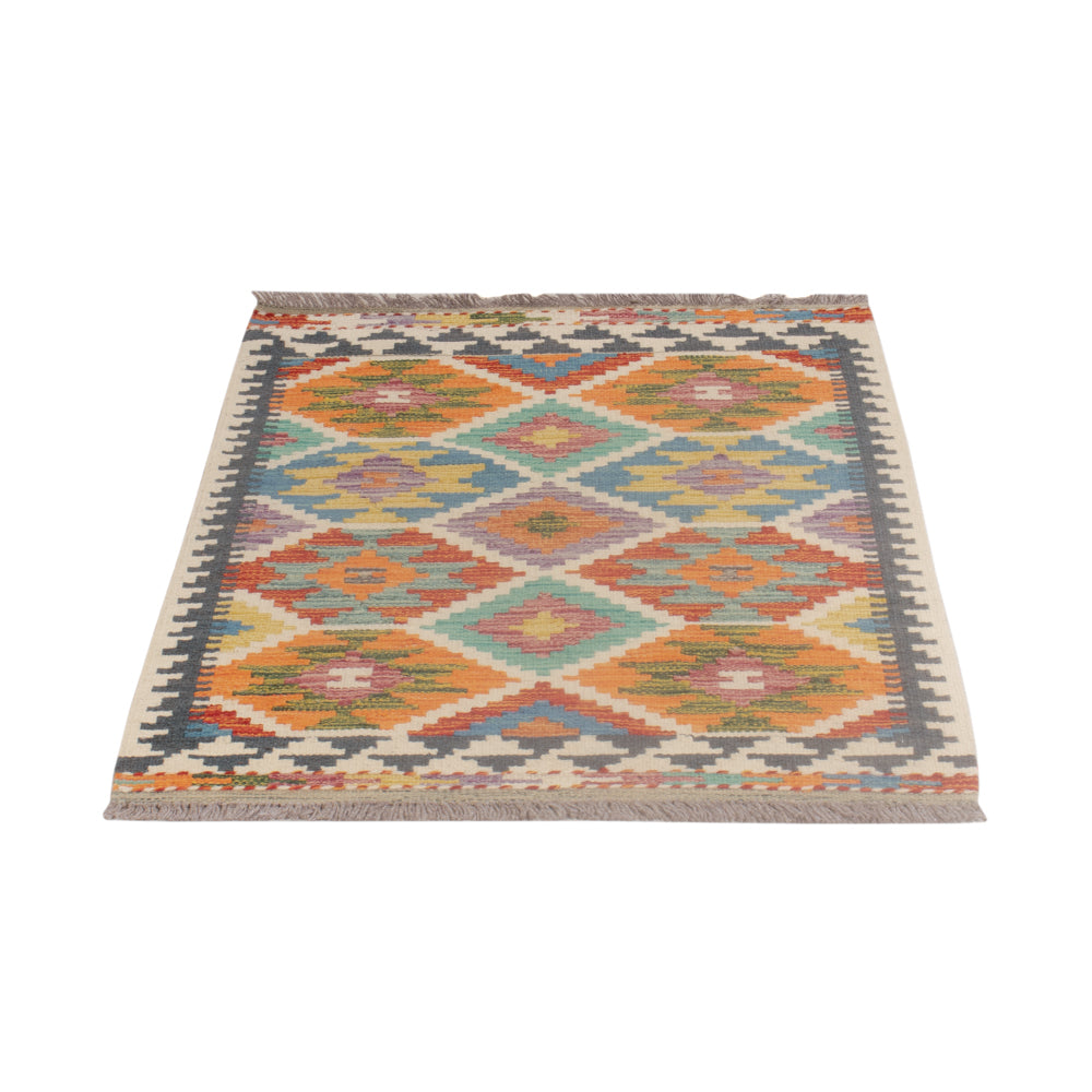 Kelim Rug - Splash - 115 x 76 cm - multicolored