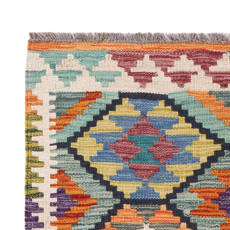 Kelim Rug - Splash - 124 x 81 cm - multicolored