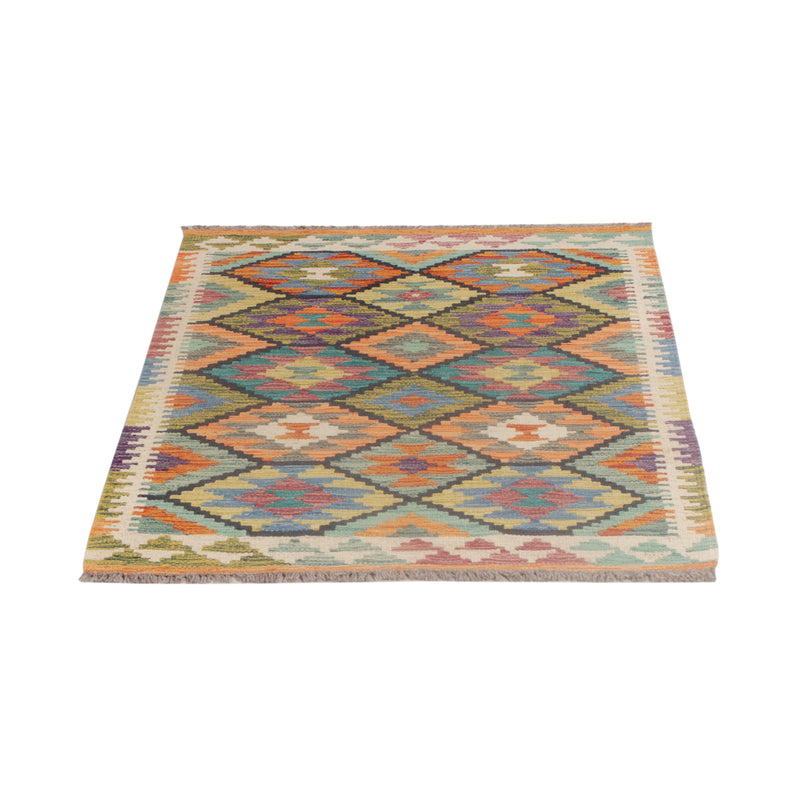 Kelim Rug - Splash - 124 x 81 cm - multicolored