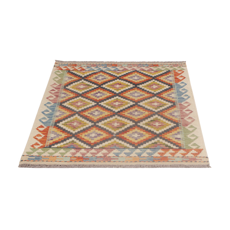 Kelim Rug - Splash - 118 x 83 cm - multicolored