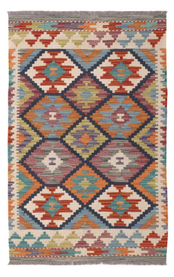 Kelim Rug - Splash - 124 x 79 cm - multicolored