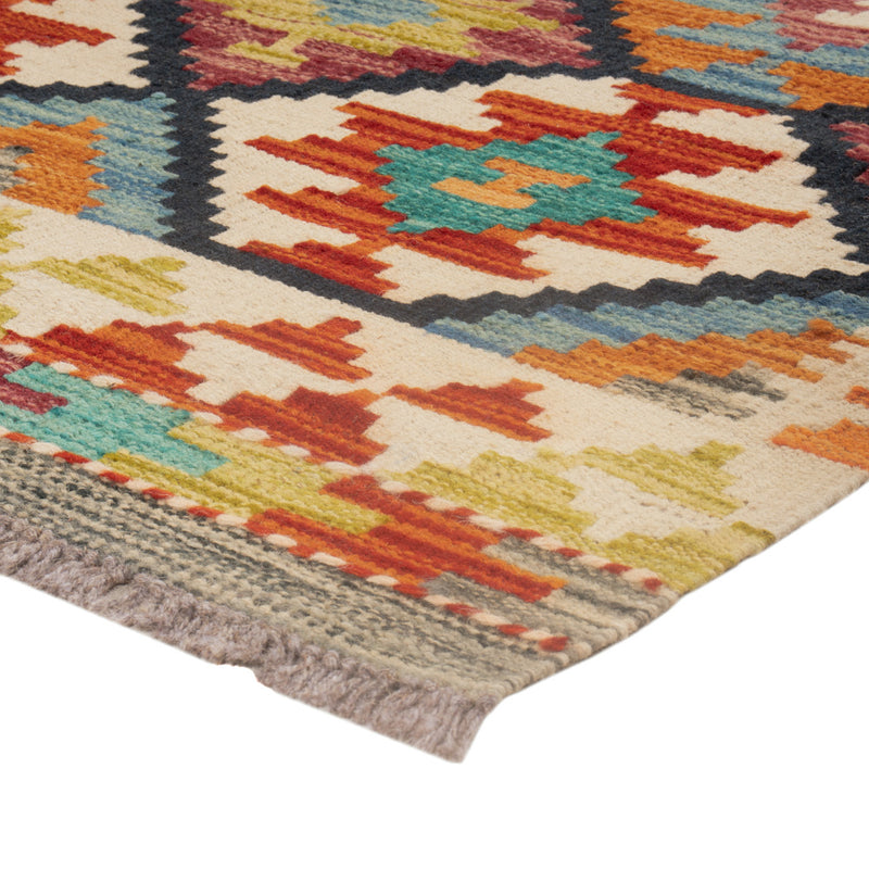Kelim Rug - Splash - 124 x 79 cm - multicolored
