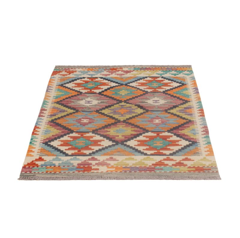 Kelim Rug - Splash - 124 x 79 cm - multicolored