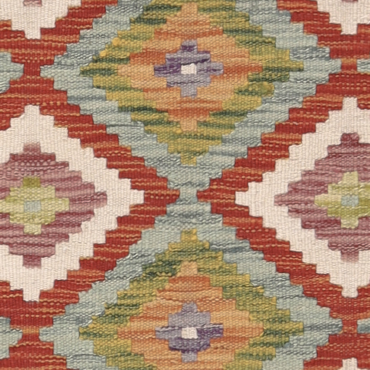 Kelim Rug - Splash - 108 x 84 cm - multicolored