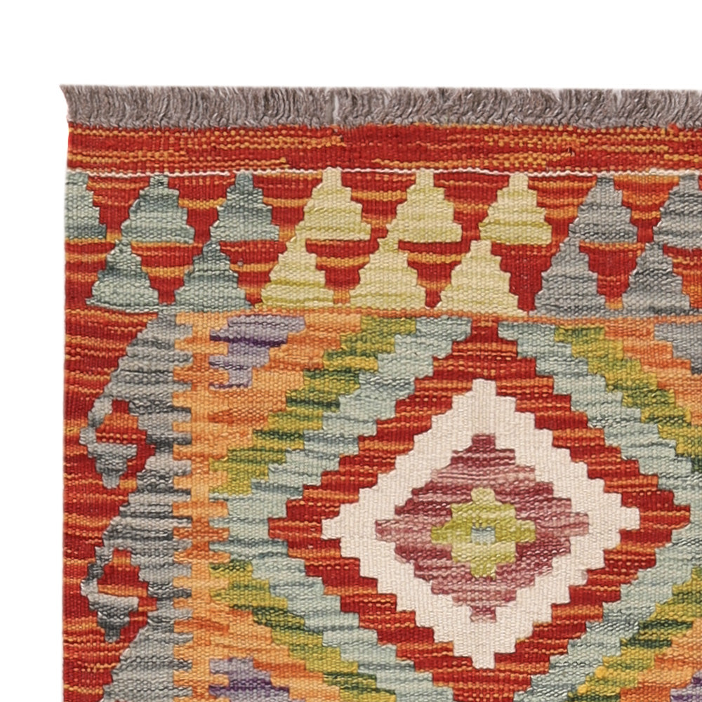 Kelim Rug - Splash - 108 x 84 cm - multicolored