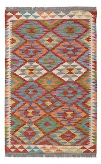 Kelim Rug - Splash - 124 x 77 cm - multicolored
