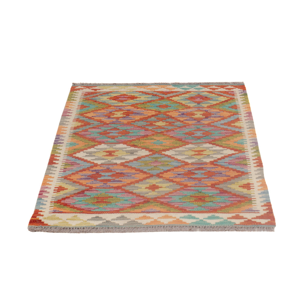 Kelim Rug - Splash - 124 x 77 cm - multicolored