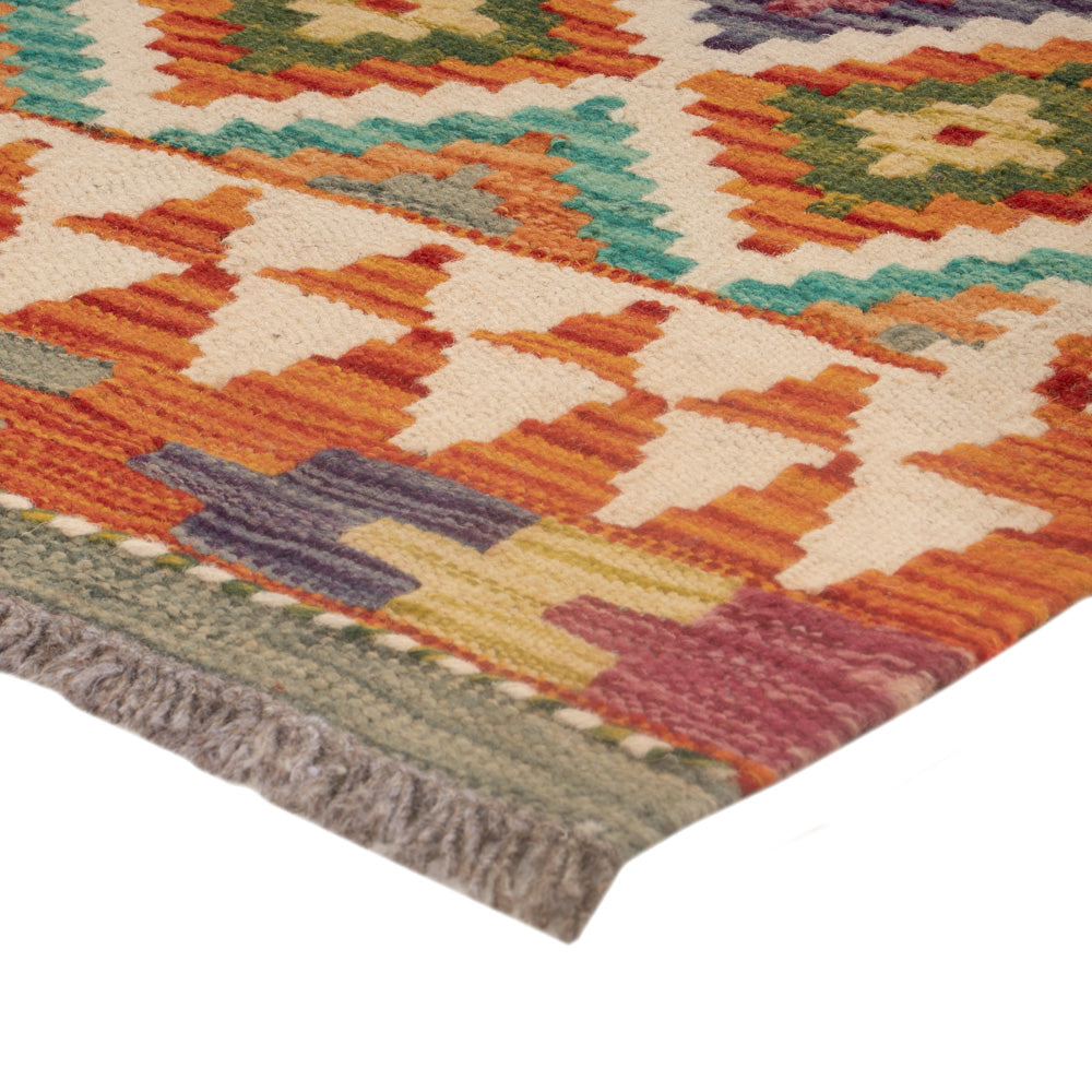 Kelim Rug - Splash - 124 x 80 cm - multicolored