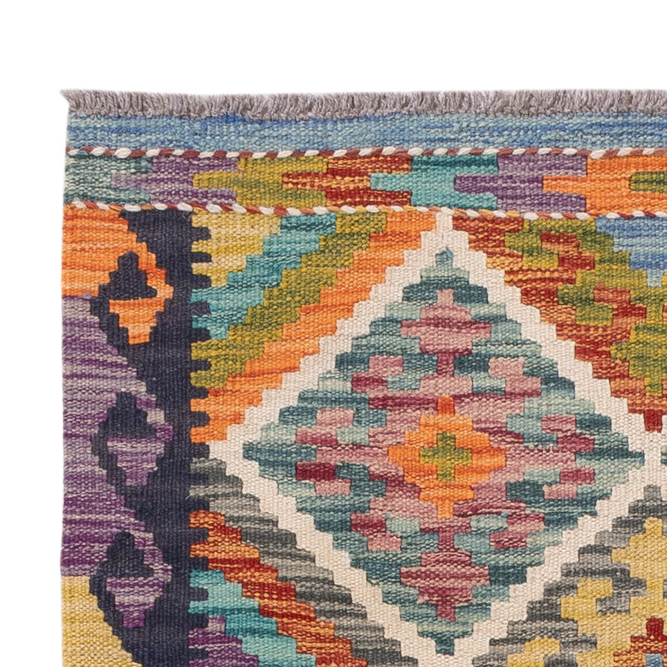 Kelim Rug - Splash - 122 x 81 cm - multicolored