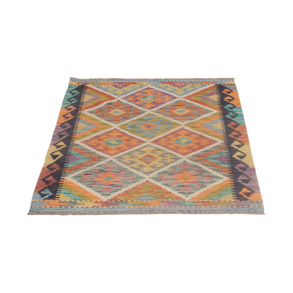 Kelim Rug - Splash - 122 x 81 cm - multicolored