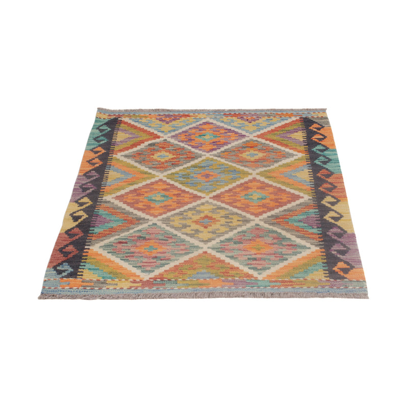 Kelim Rug - Splash - 122 x 81 cm - multicolored