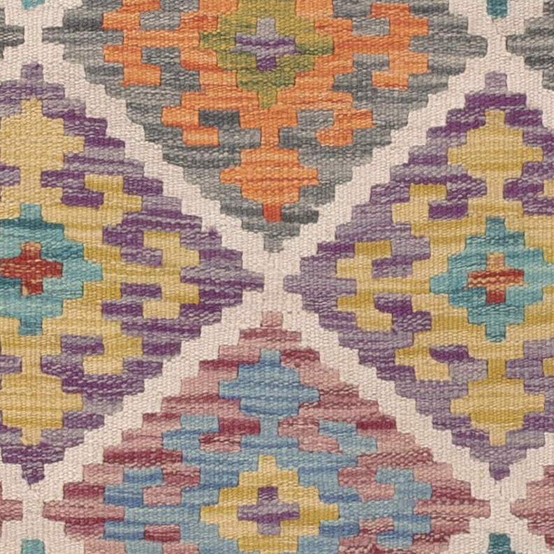Kelim Rug - Splash - 123 x 80 cm - multicolored