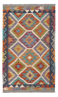 Kelim Rug - Splash - 127 x 79 cm - multicolored