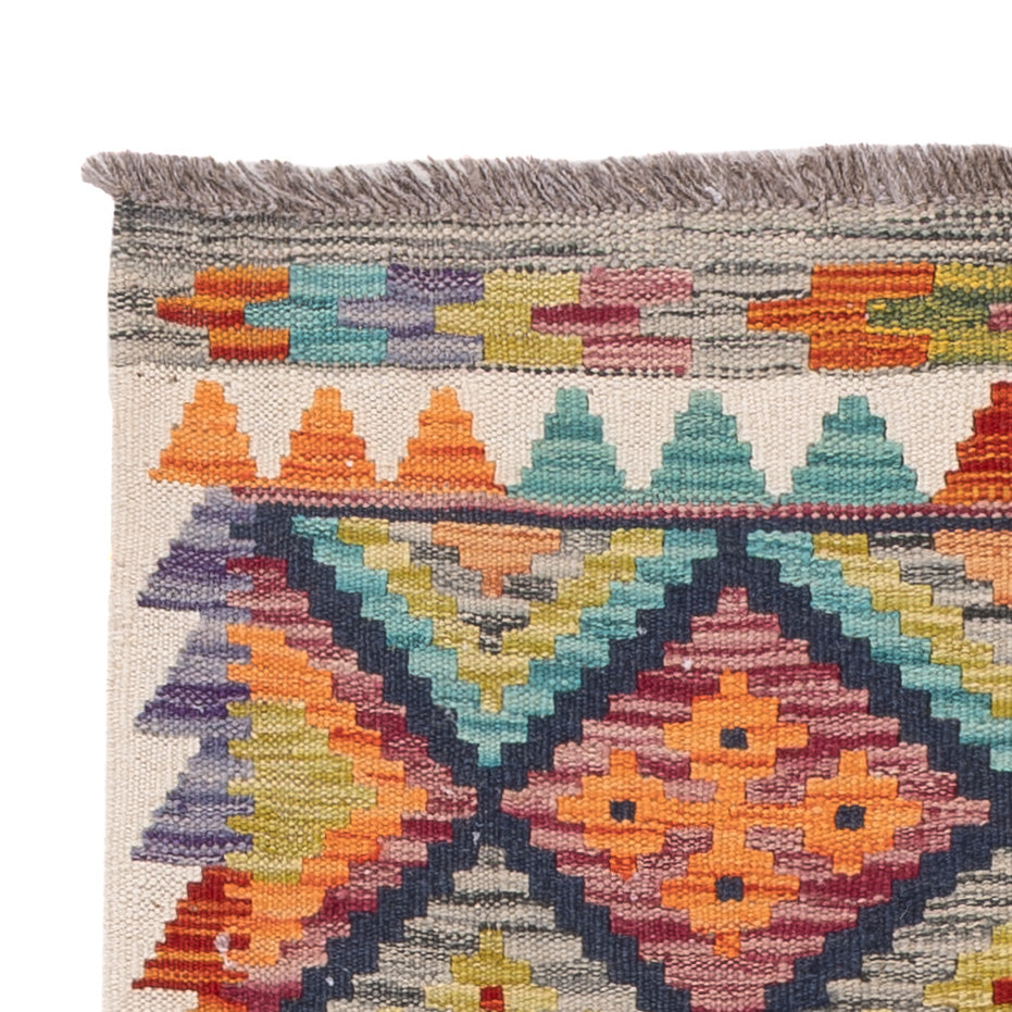 Kelim Rug - Splash - 131 x 78 cm - multicolored