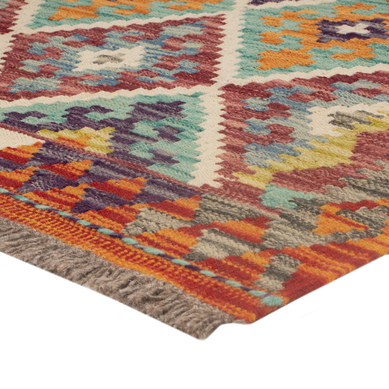 Kelim Rug - Splash - 122 x 81 cm - multicolored