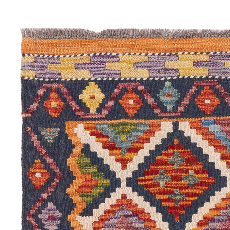 Kelim Rug - Splash - 126 x 87 cm - multicolored