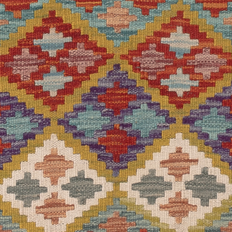 Kelim Rug - Splash - 119 x 80 cm - multicolored