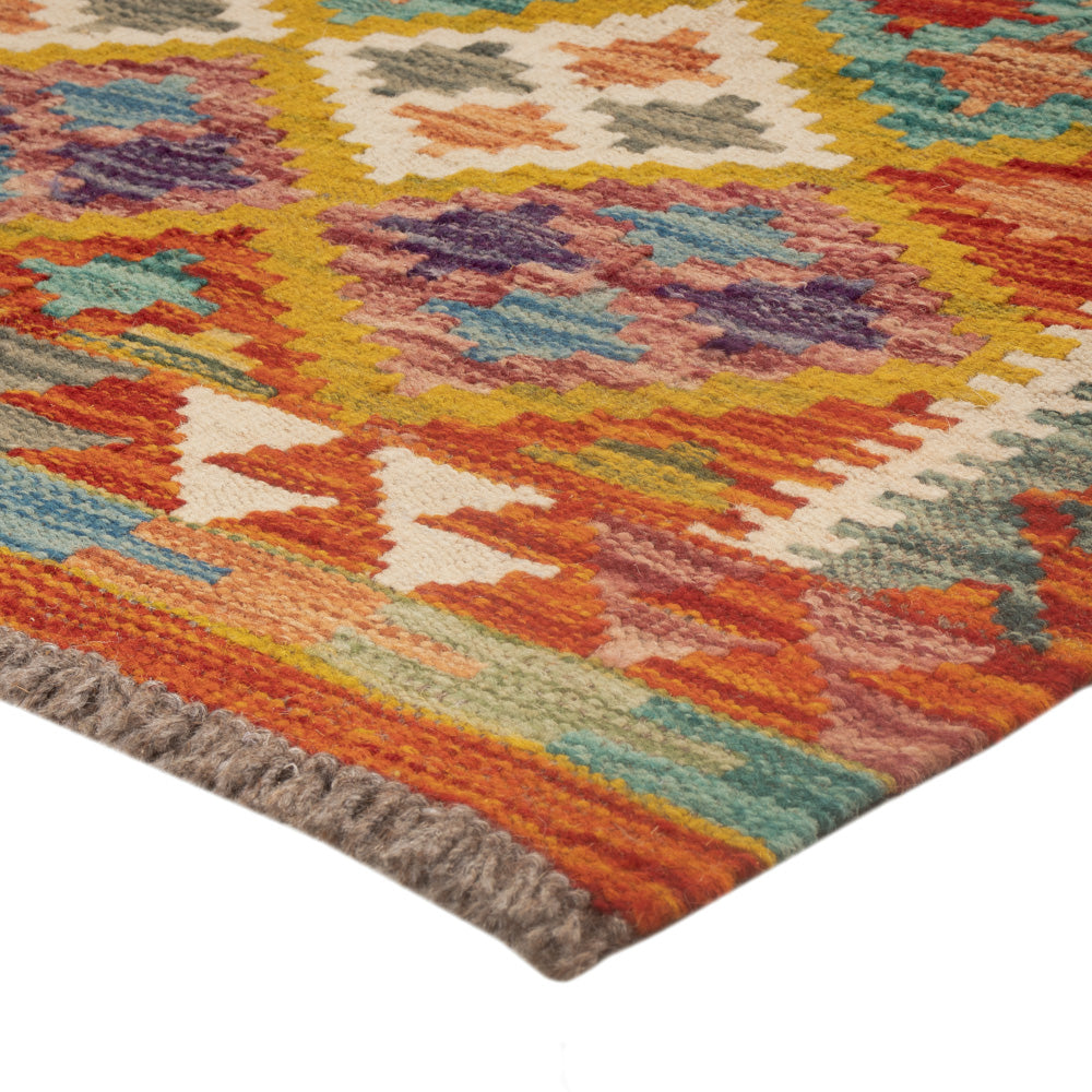 Kelim Rug - Splash - 119 x 80 cm - multicolored