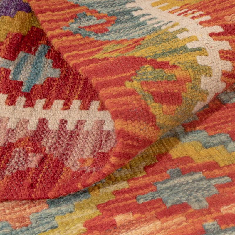 Kelim Rug - Splash - 119 x 80 cm - multicolored