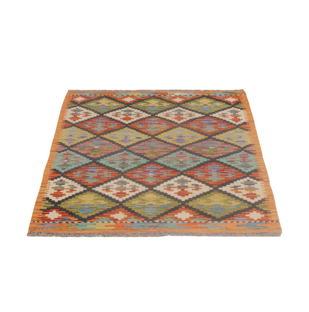 Kelim Rug - Splash - 123 x 86 cm - multicolored