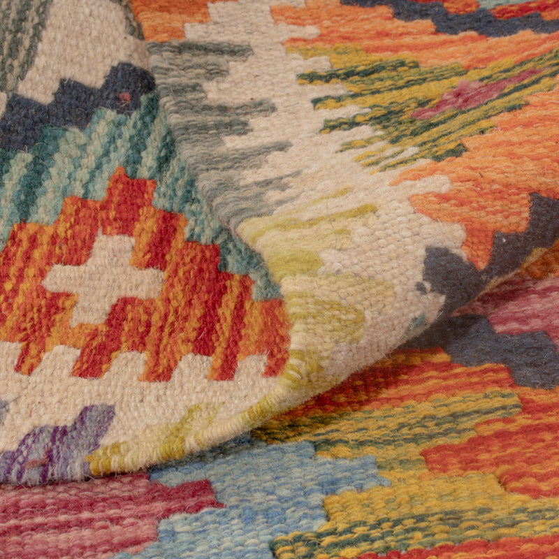 Kelim Rug - Splash - 130 x 83 cm - multicolored