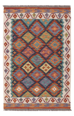Kelim Rug - Splash - 124 x 82 cm - multicolored