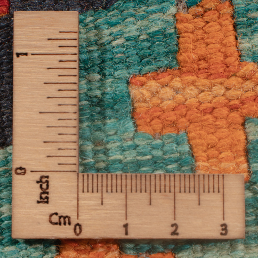 Kelim Rug - Splash - 124 x 82 cm - multicolored