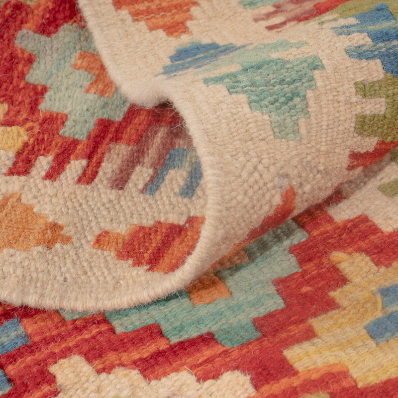 Kelim Rug - Splash - 128 x 81 cm - multicolored