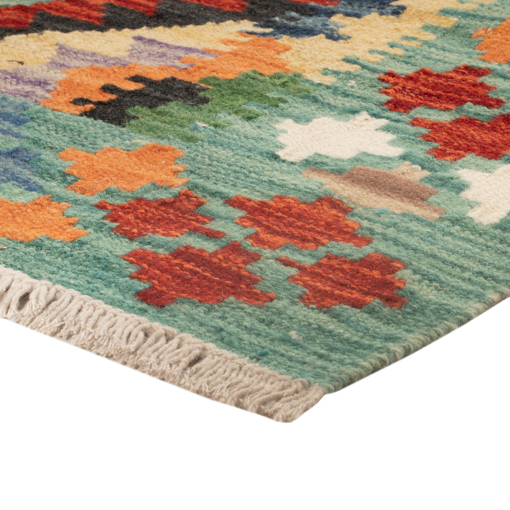 Kelim Rug - Splash - 122 x 84 cm - multicolored