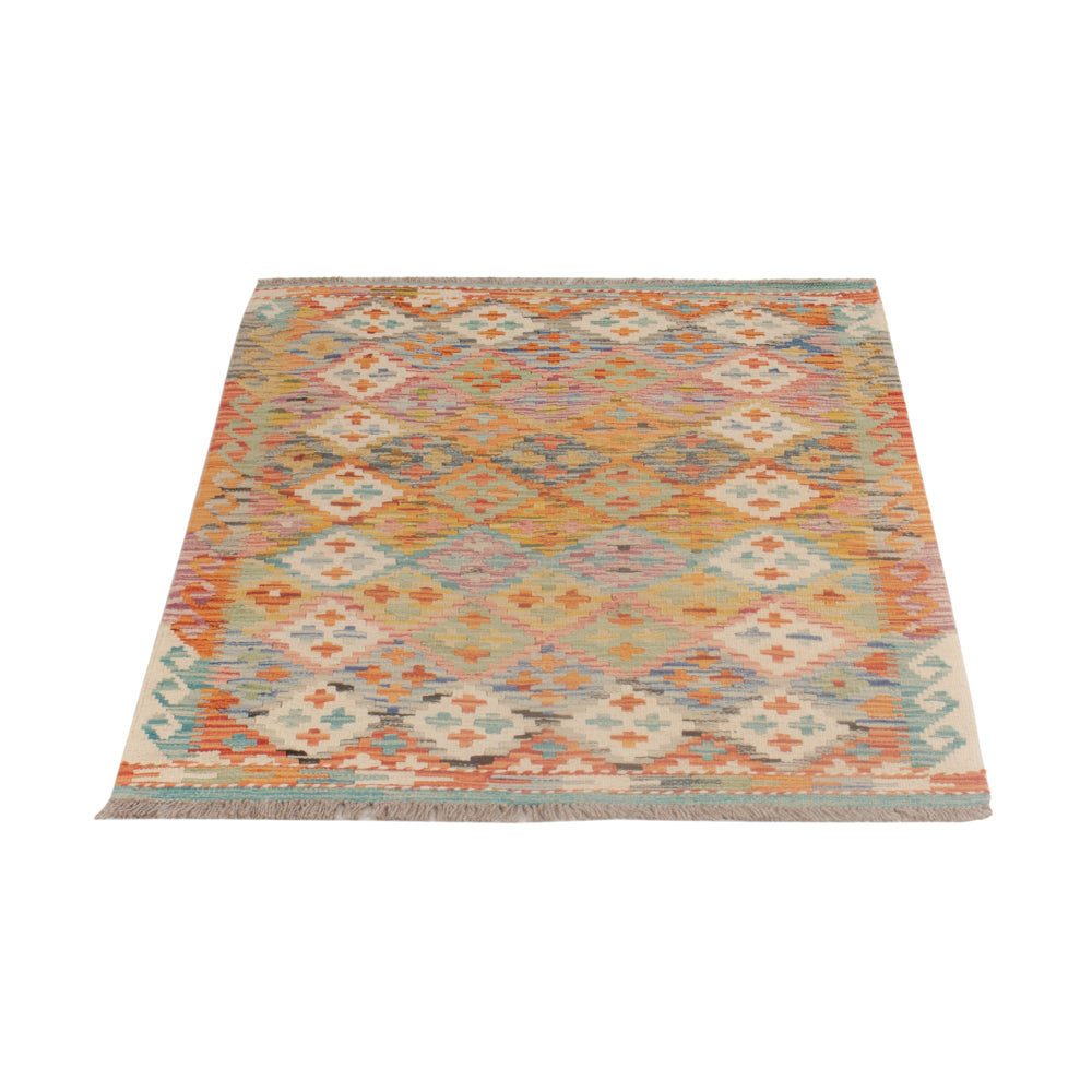 Kelim Rug - Splash - 124 x 84 cm - multicolored
