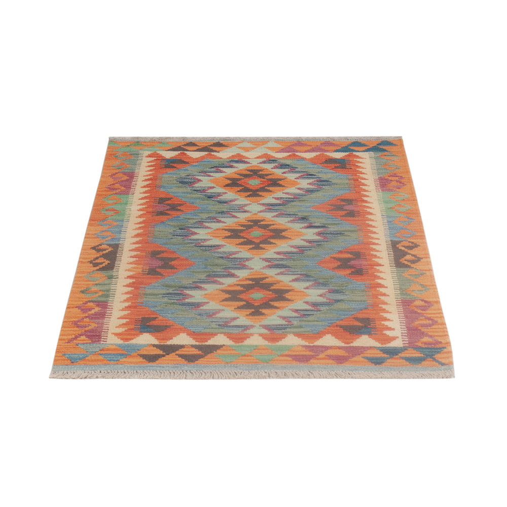 Kelim Rug - Splash - 125 x 81 cm - multicolored
