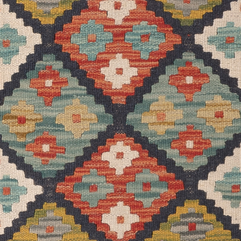 Kelim Rug - Splash - 125 x 82 cm - multicolored