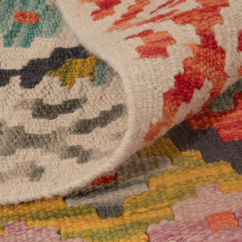 Kelim Rug - Splash - 125 x 82 cm - multicolored