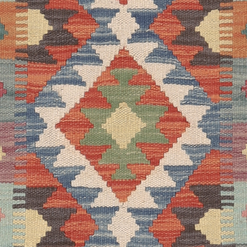 Kelim Rug - Splash - 118 x 82 cm - multicolored