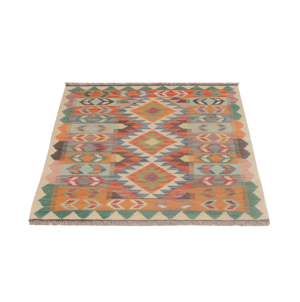 Kelim Rug - Splash - 118 x 82 cm - multicolored