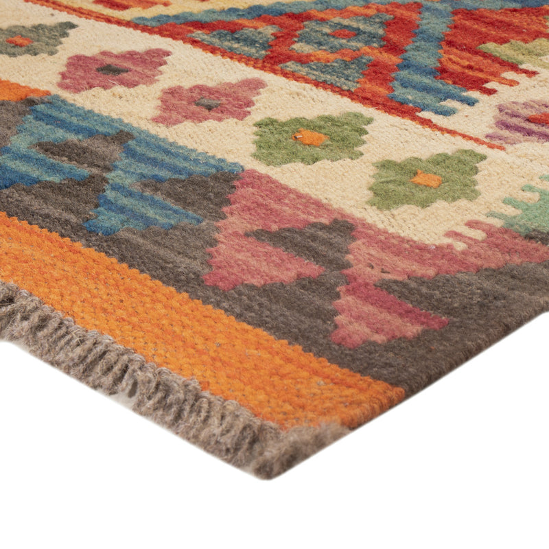 Kelim Rug - Splash - 124 x 83 cm - multicolored