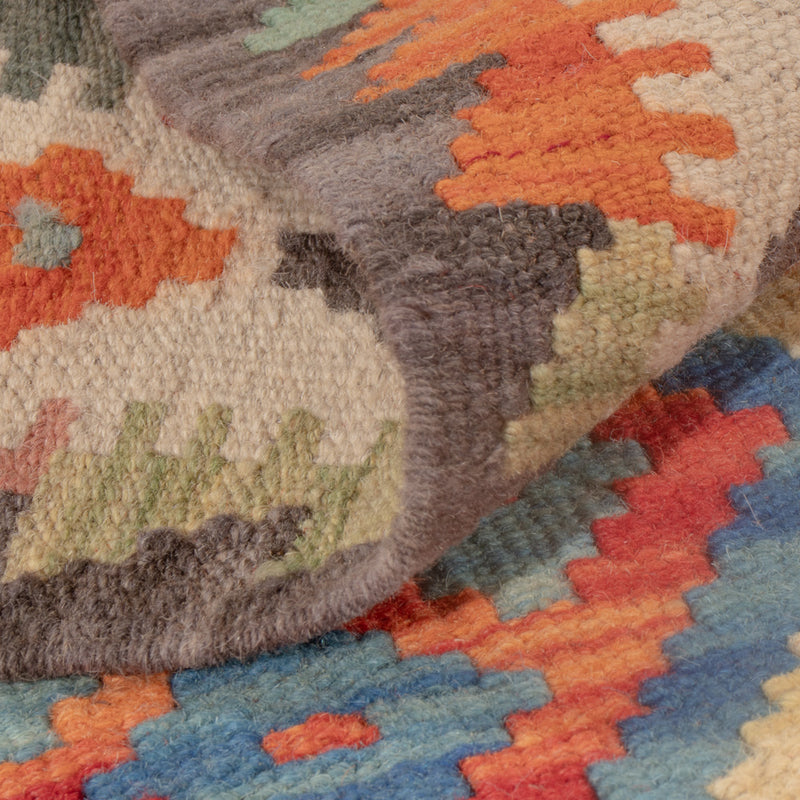 Kelim Rug - Splash - 124 x 83 cm - multicolored