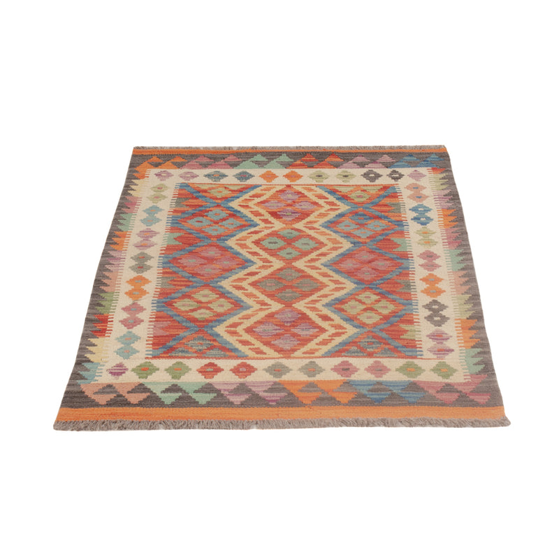 Kelim Rug - Splash - 124 x 83 cm - multicolored