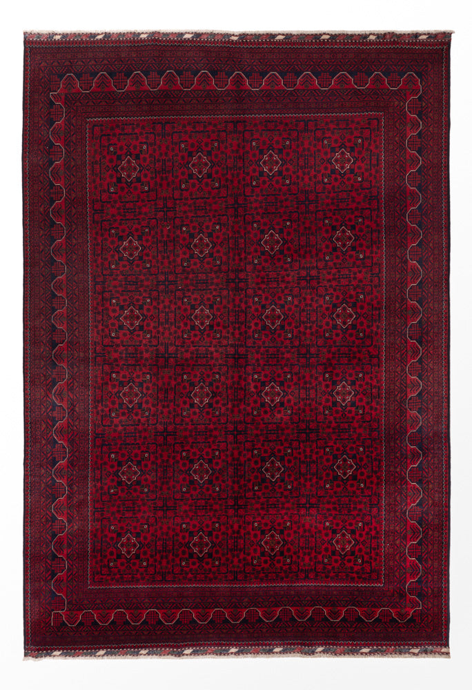 Afghan Rug - Kunduz - Royal - 362 x 250 cm - red