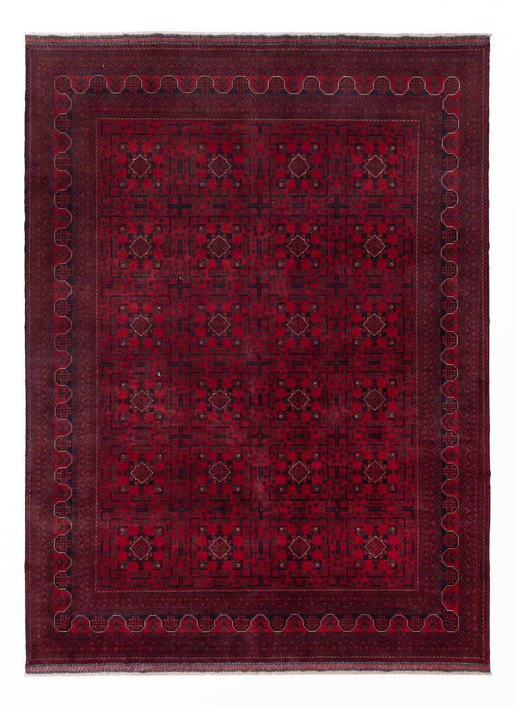 Afghan Rug - Kunduz - Royal - 346 x 250 cm - red