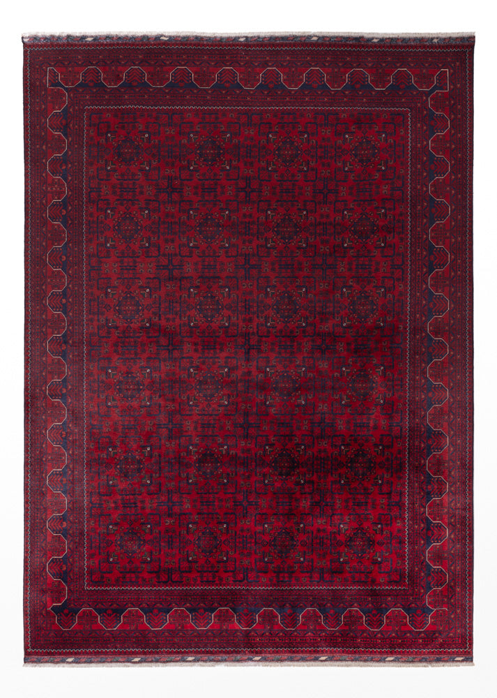 Afghan Rug - Kunduz - Royal - 344 x 247 cm - red
