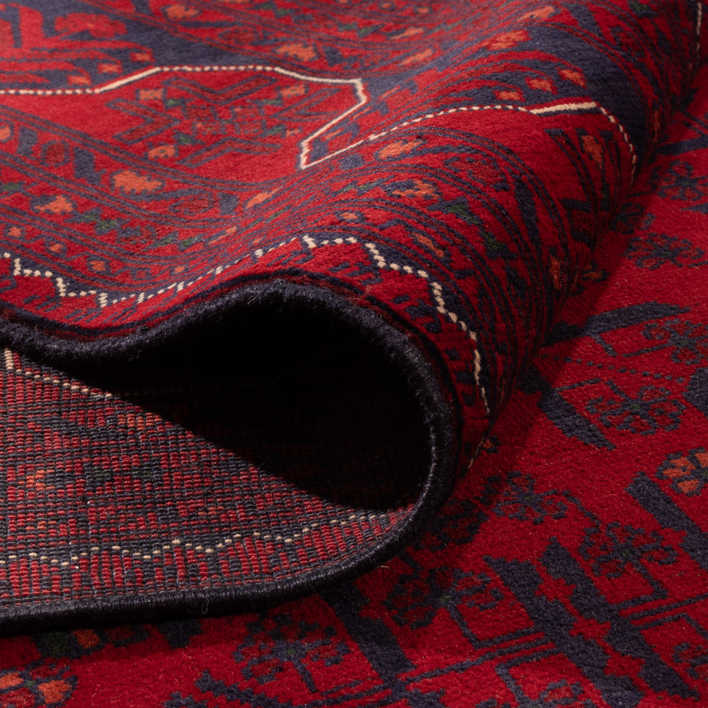 Afghan Rug - Kunduz - Royal - 344 x 247 cm - red