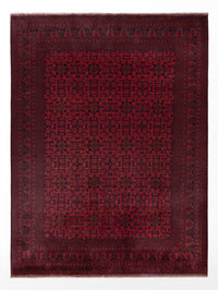 Afghan Rug - Kunduz - 351 x 254 cm - red