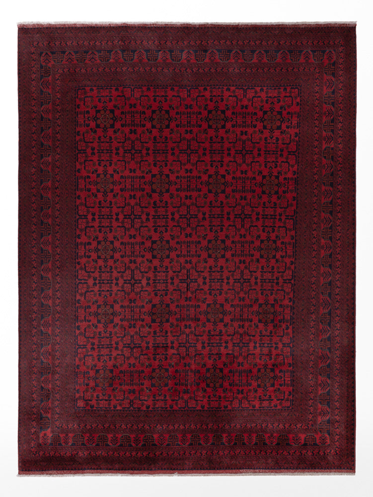 Afghan Rug - Kunduz - 351 x 254 cm - red