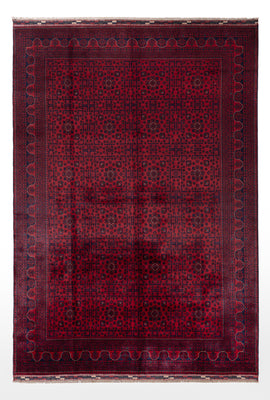Afghan Rug - Kunduz - Royal - 351 x 246 cm - red