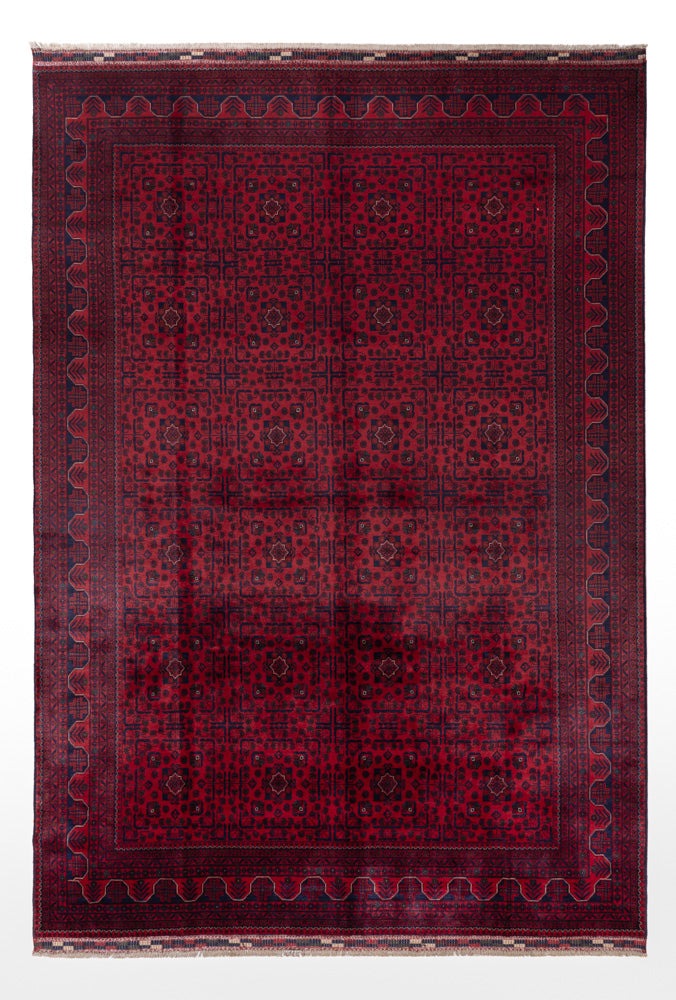 Afghan Rug - Kunduz - Royal - 351 x 246 cm - red