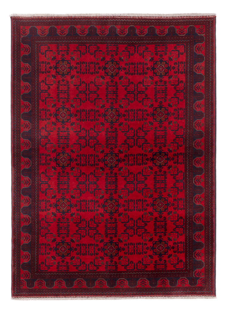 Afghan Rug - Kunduz - 243 x 173 cm - red