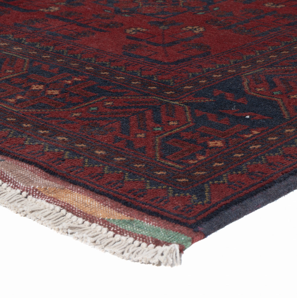 Afghan Rug - Kunduz - 200 x 150 cm - red